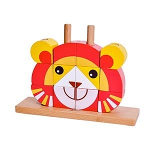 Animal Variety Stacking Red Toy Rental | Rent with Toyflix for Kids