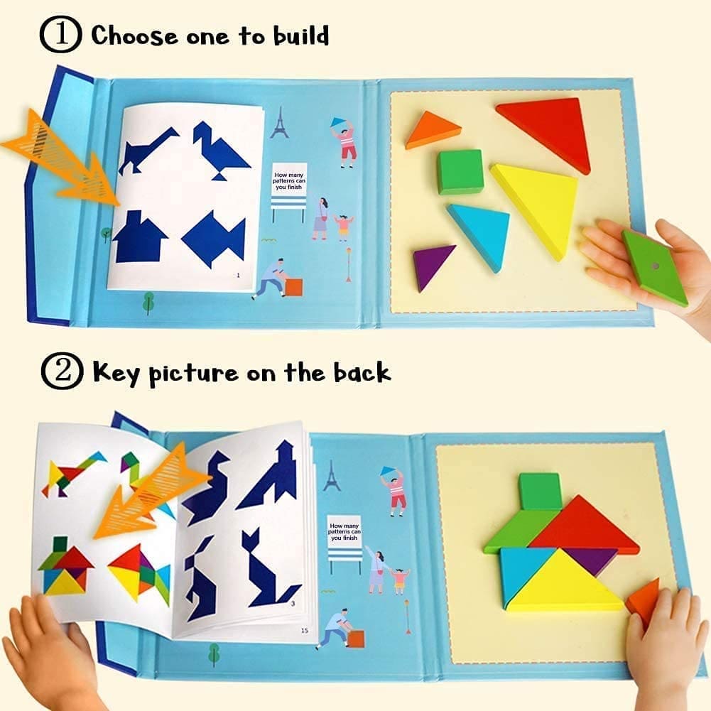 Magnetic Tangram Puzzle
