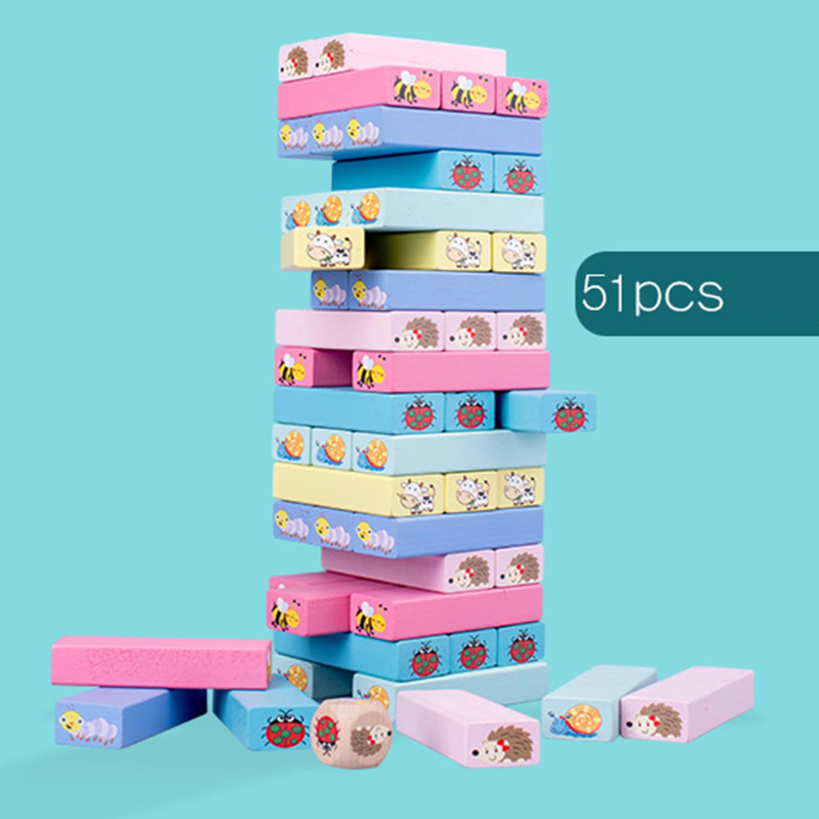 Cartoon Jenga