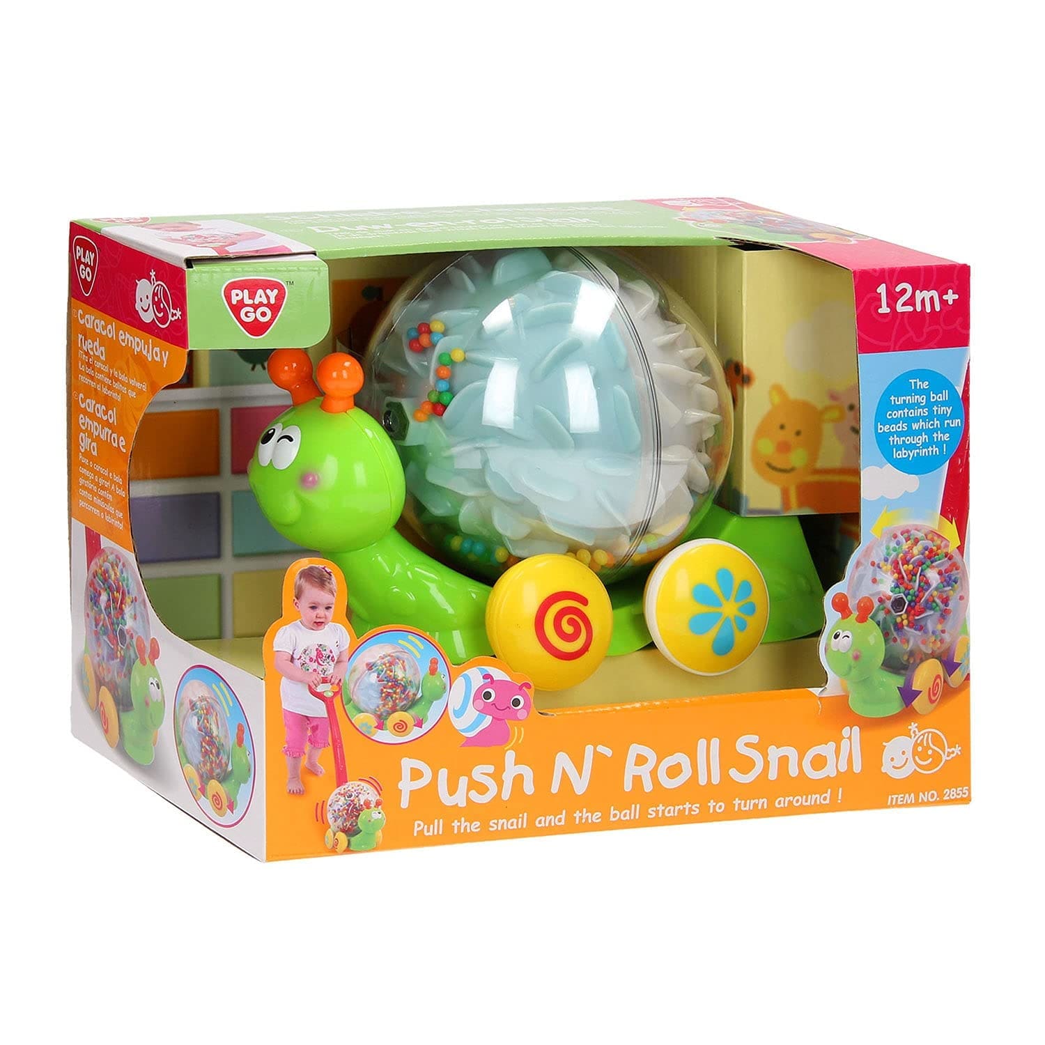 Play Go Push & Roll Snail
