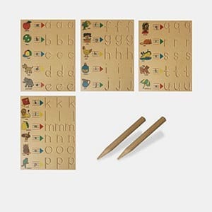Hi Life Tracing Board Alphabets Lower Case with objects