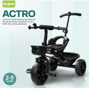 Baybee Actro Tricycle with Parental Push Handle
