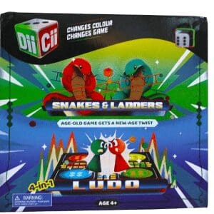 Diicii Snakes & Ladders & Ludo Classic Dice Game