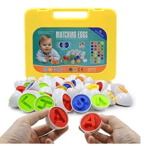 Matching Eggs 26PCS ABC Alphabet Color Sorter