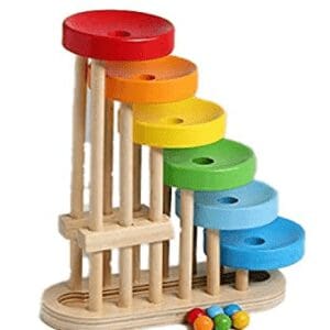 Wooden Marble Waterfall Maze Slider - STEM Toy