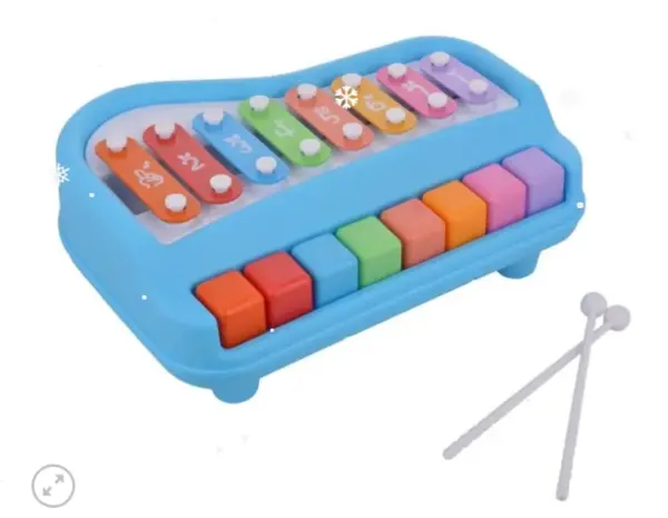 2in1 Baby Piano Xylophone Toy for Kids